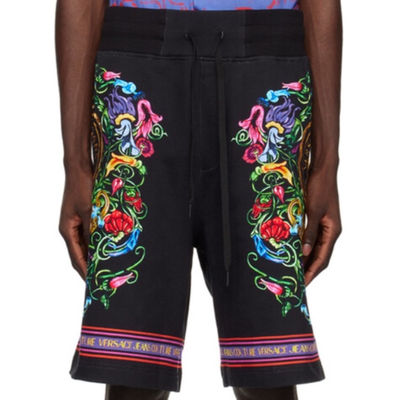 NWT | Versace Jeans Couture Felpa Baroque Print Shorts | Sz S - Picture 7 of 10